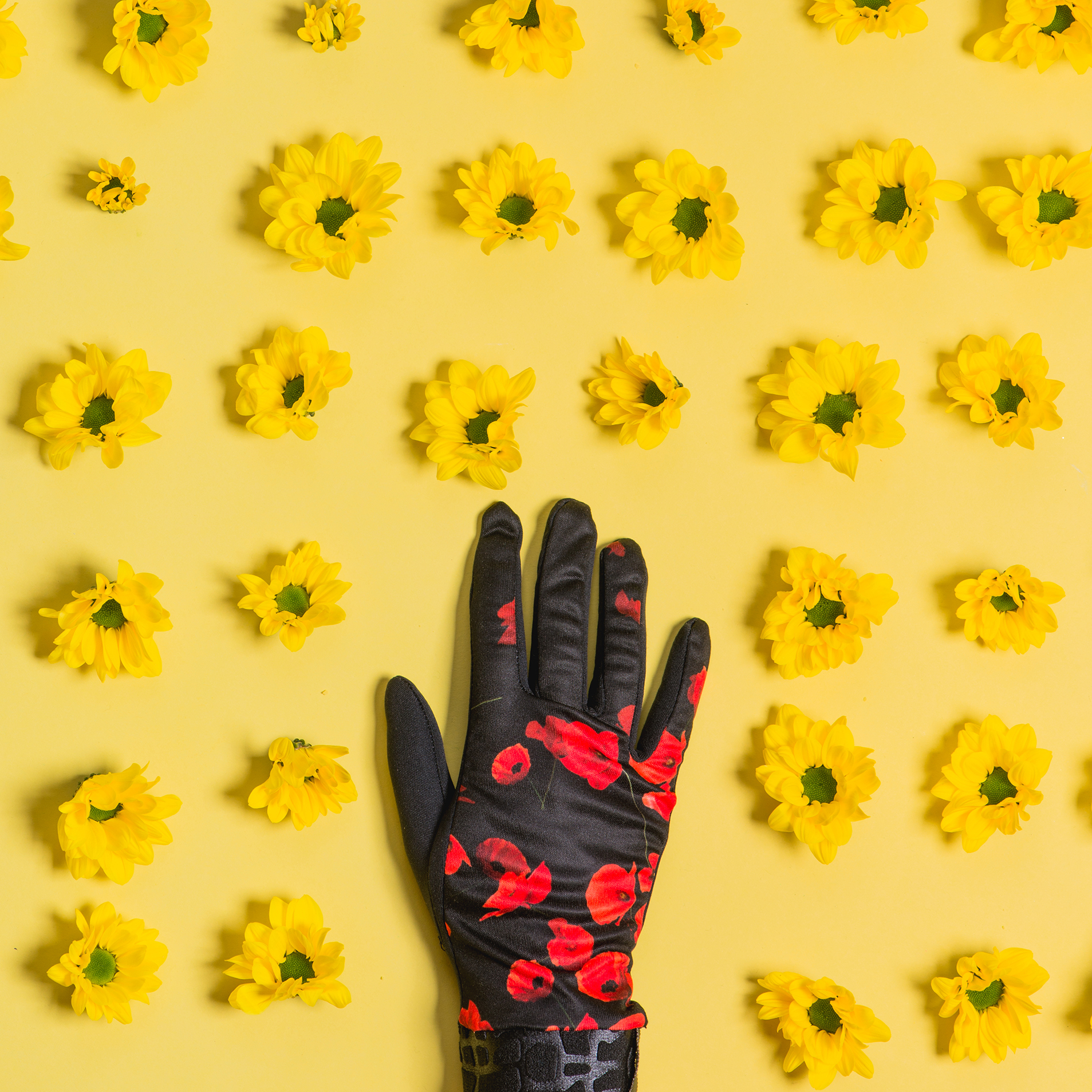 gants imprimé POPPIES