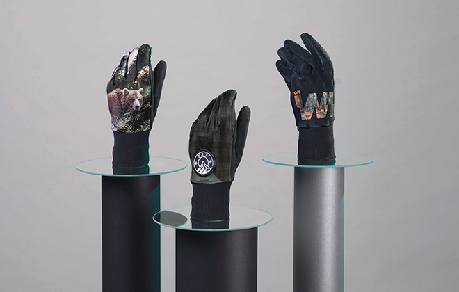 gants imprimés gants fst handwear pour hommes