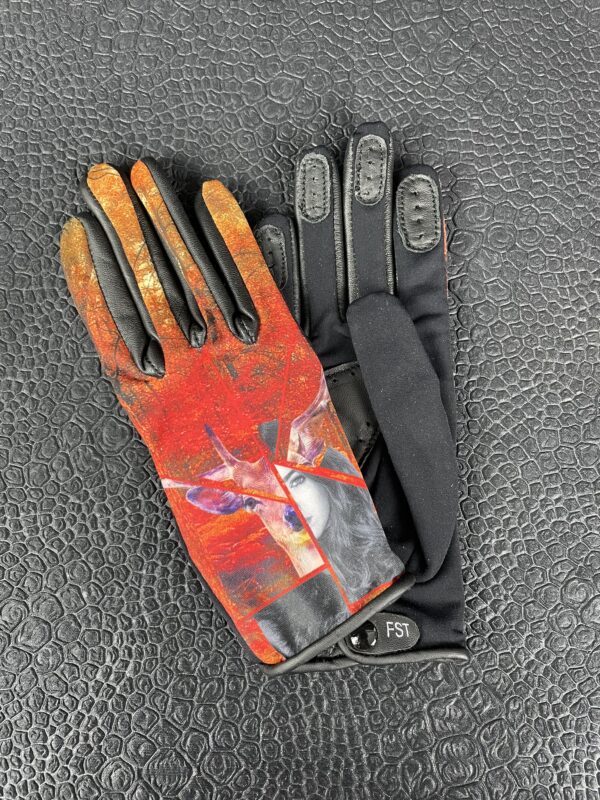 gants pour femme orange