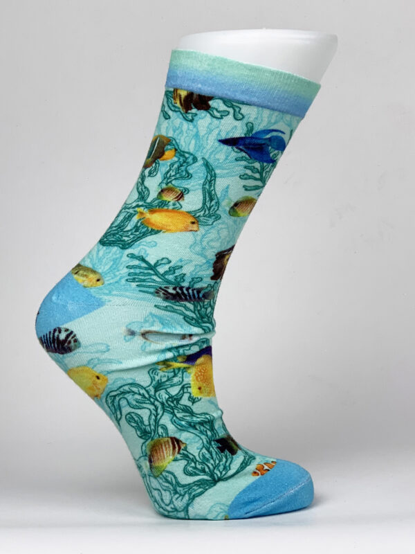 chaussettes pour femme bleu