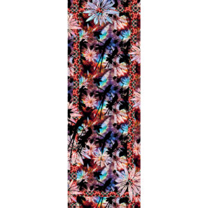 Grande écharpe cachemire motif HAWAI multicolore