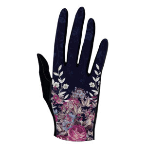gants paume laine femme motif AUBRIETE imprimé et doublé microfibre