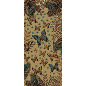 snood laine femme Motif CLEMATIS inpsiration papillon nature