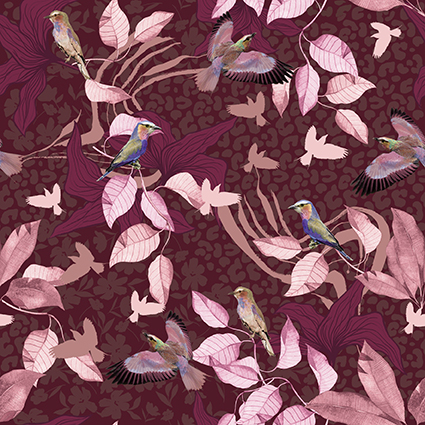 Mitaines réversibles femme LAURIER ROSE – Image 3