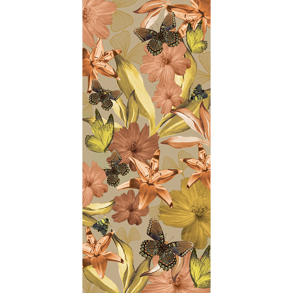 Echarpe laine COSMOS ORANGE – Image 2