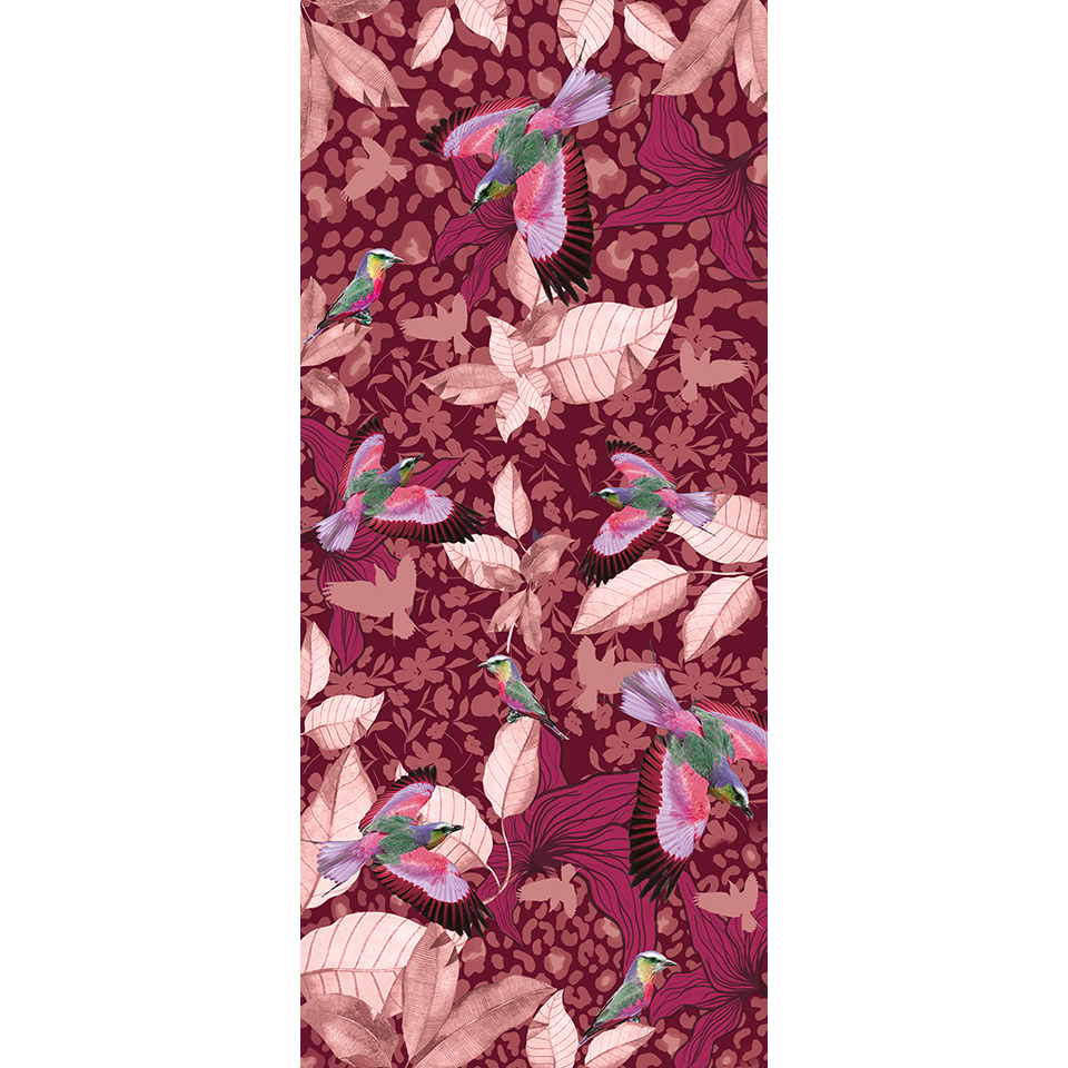 Echarpe laine LAURIER ROSE – Image 3