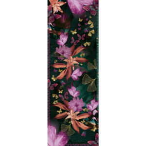 Grande écharpe cachemire COSMOS EMERAUDE