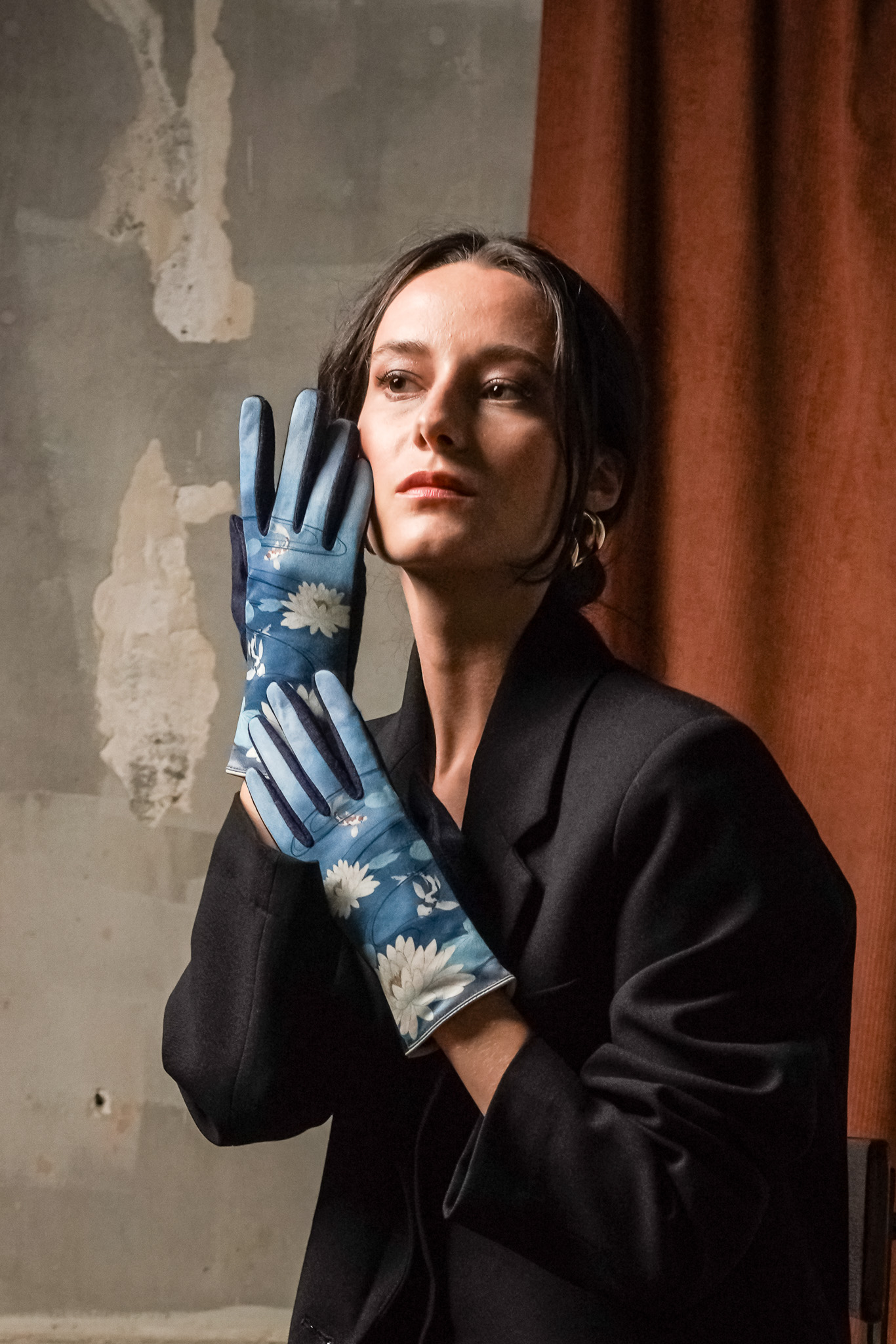 Gants femme en laine INDIGO – Image 4