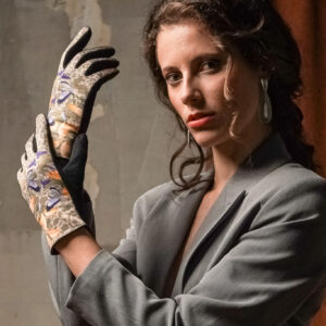 Gants jersey taille unique LAURIER AMBRE