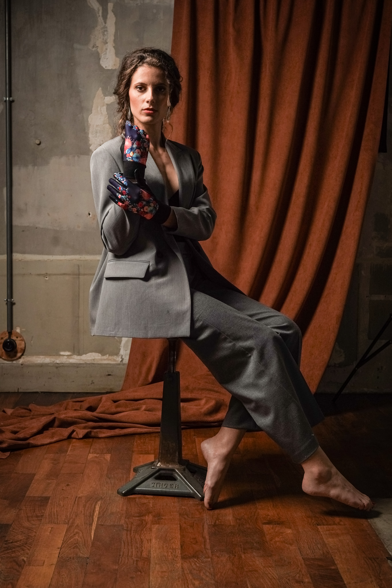 Gants jersey taille unique ONDINE – Image 2