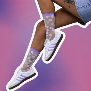 Chaussettes transparentes LILA