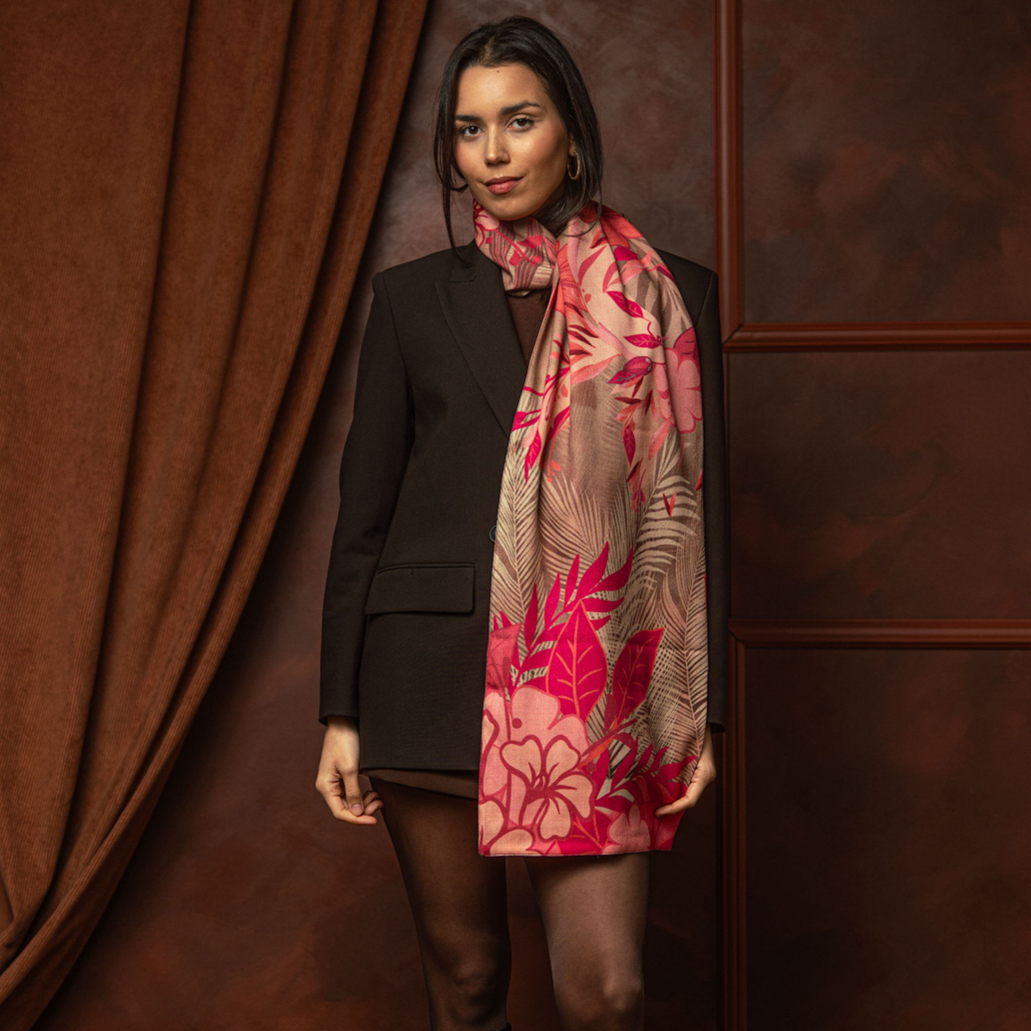 Echarpe laine ZAZU LICHEN – Image 3