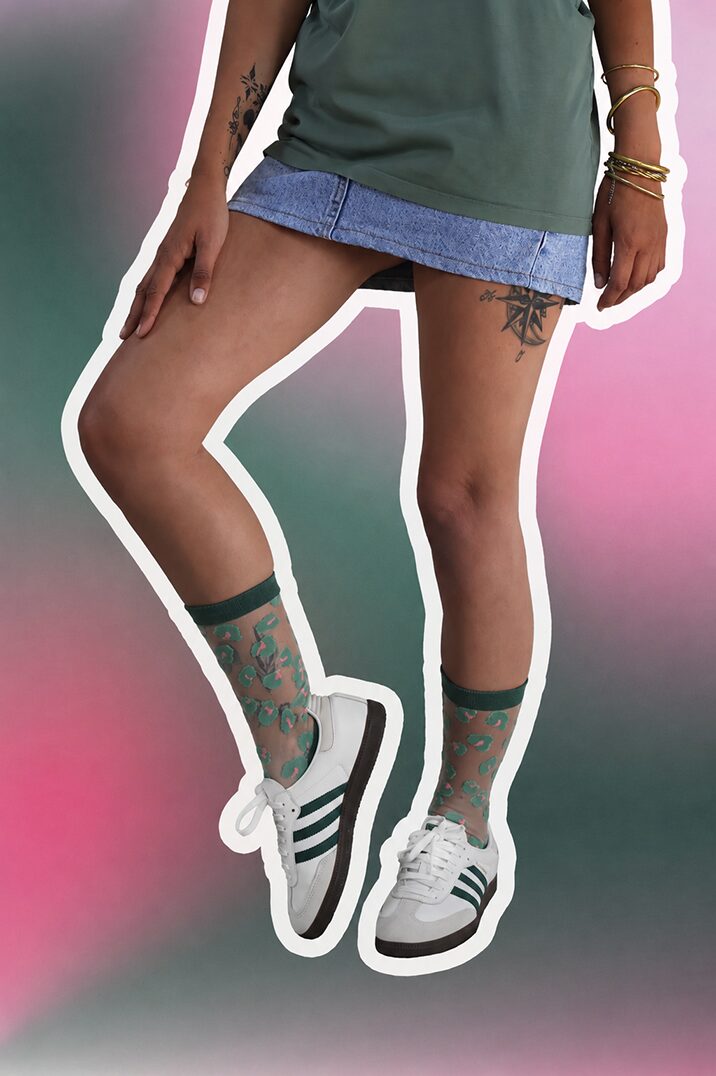 Chaussettes transparentes OLIVE – Image 3